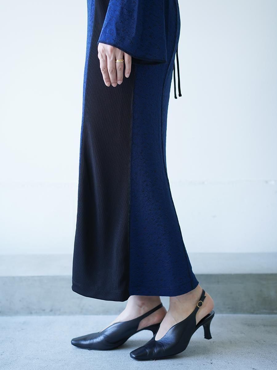 Mame Kurogouchi Floral Jacquard Fraise Stitch Dress