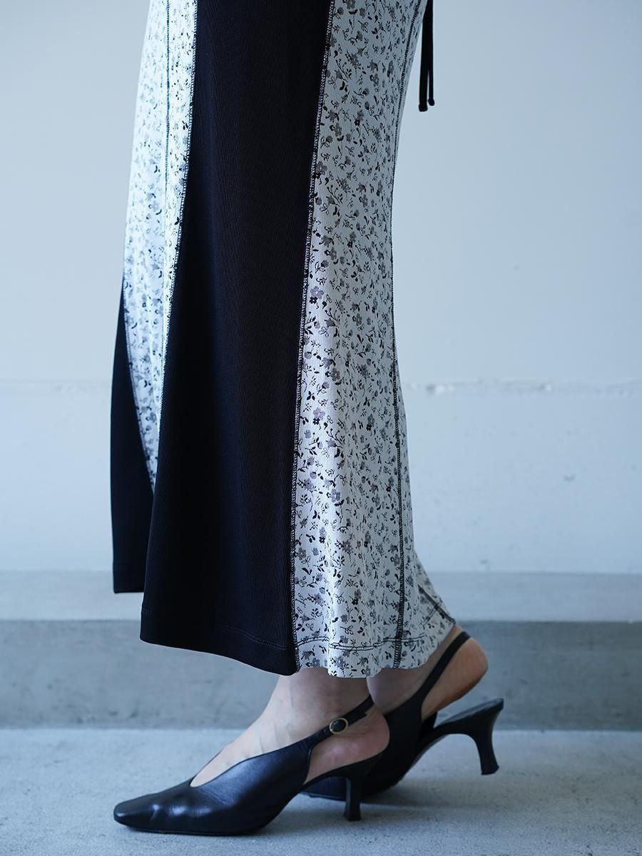 Mame Kurogouchi Floral Jacquard Fraise Stitch Dress