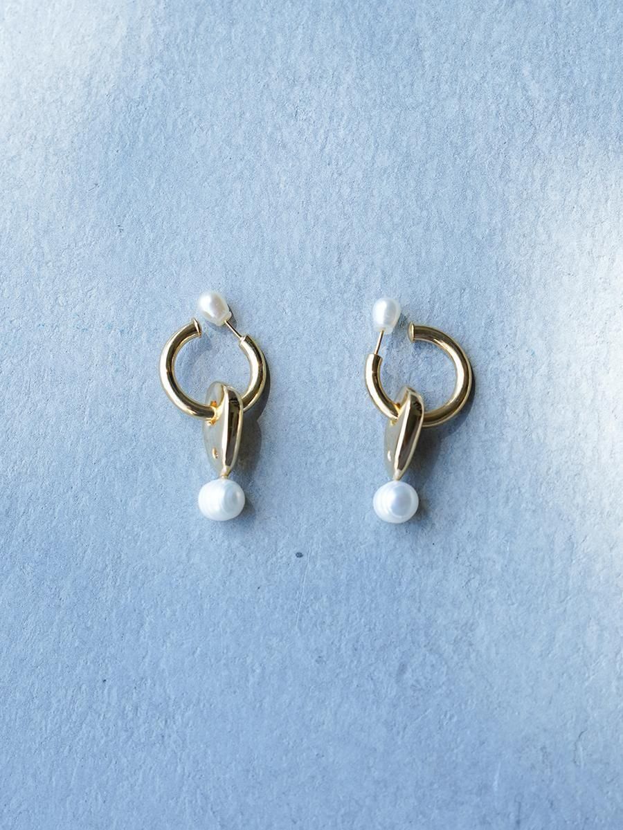 Mame Kurogouchi Freshwater Pearl Earrings