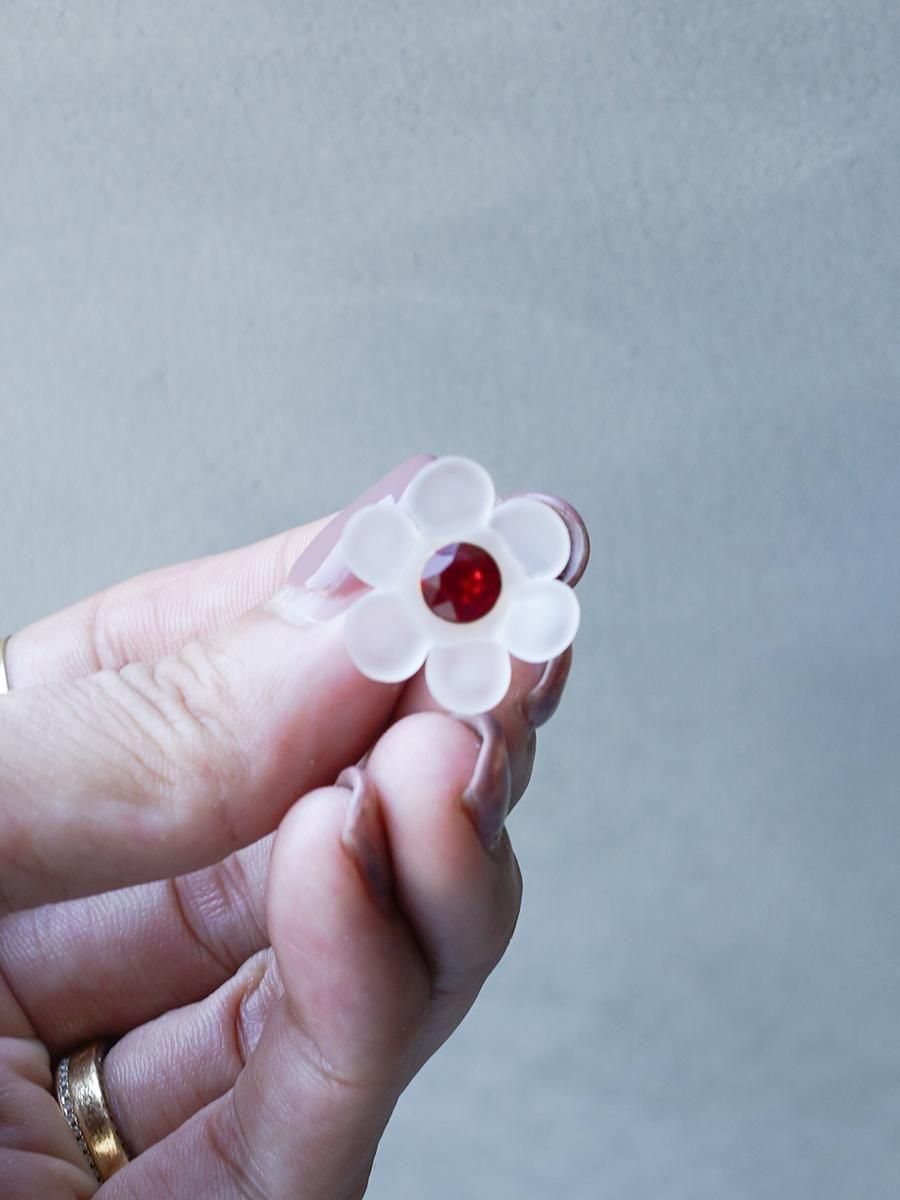 Mame Kurogouchi Floral Motif Earrings