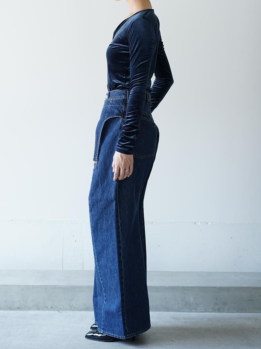 Chika Kisada Garter Denim Pants