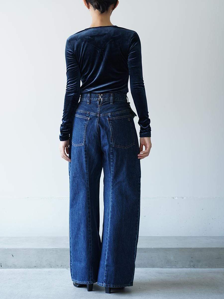 Chika Kisada Garter Denim Pants