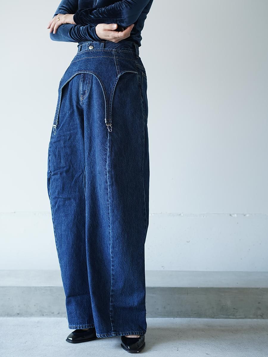 Chika Kisada Garter Denim Pants