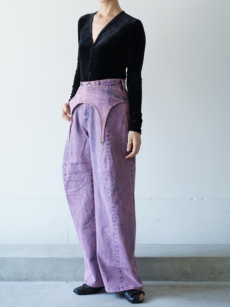 Chika Kisada Garter Denim Pants