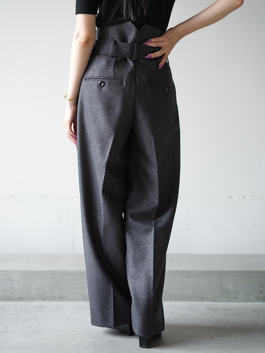 THE RERACS BELTED PARADE PANTS