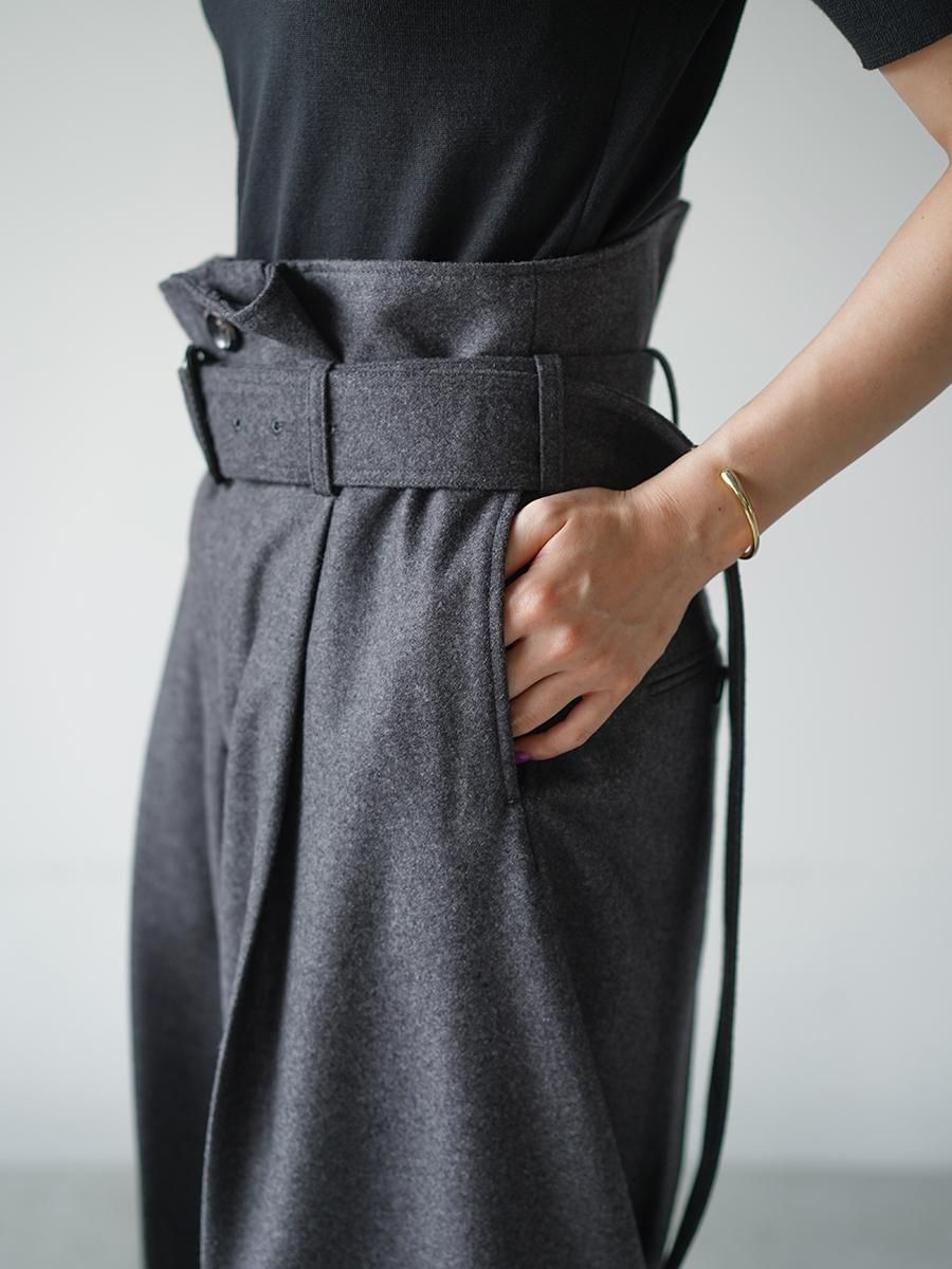 THE RERACS BELTED PARADE PANTS