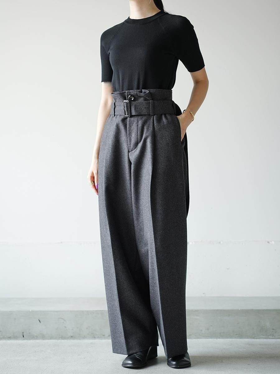 THE RERACS BELTED PARADE PANTS