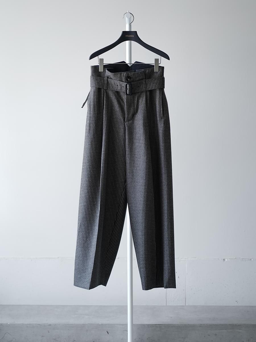 THE RERACS BELTED PARADE PANTS