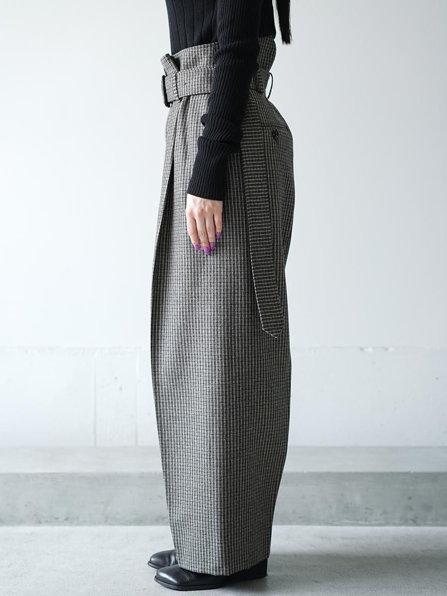 THE RERACS BELTED PARADE PANTS