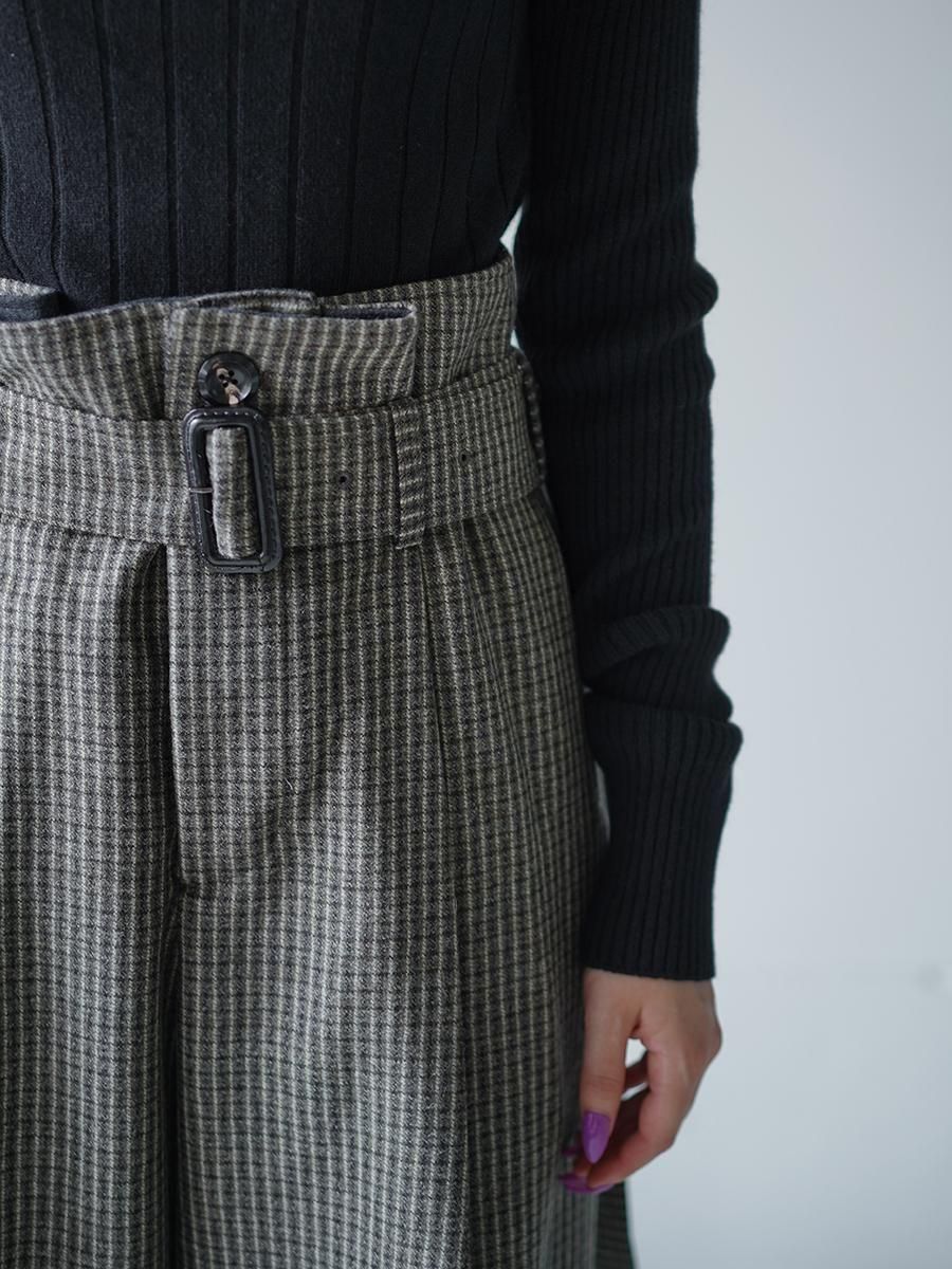 THE RERACS BELTED PARADE PANTS