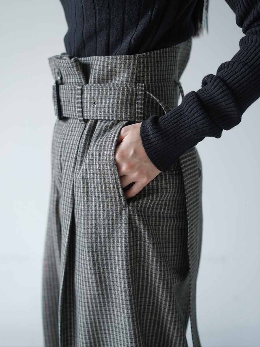 THE RERACS BELTED PARADE PANTS