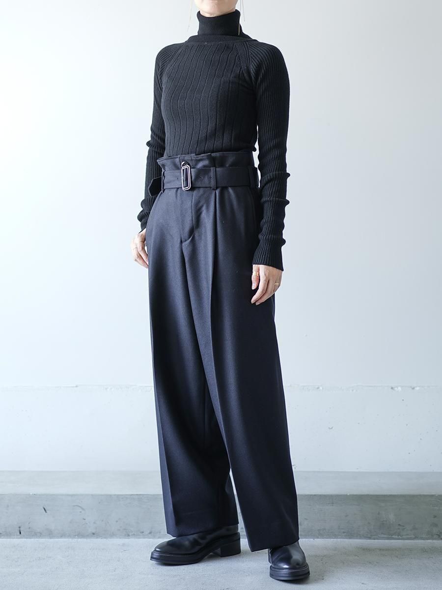 THE RERACS RAGLAN TURTLE NECK PULLOVER KNIT WOMENS