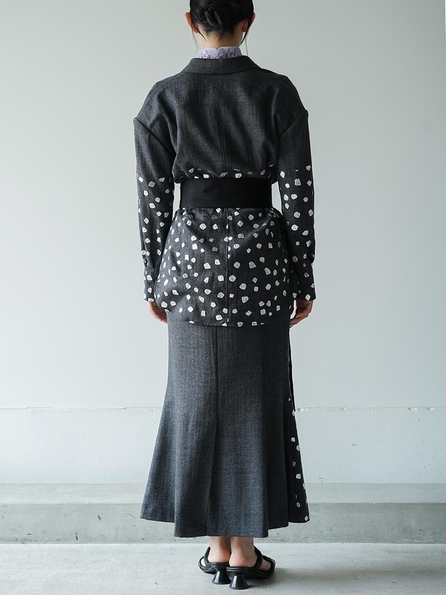 TELMA Foiled Wool Tailored Shirt