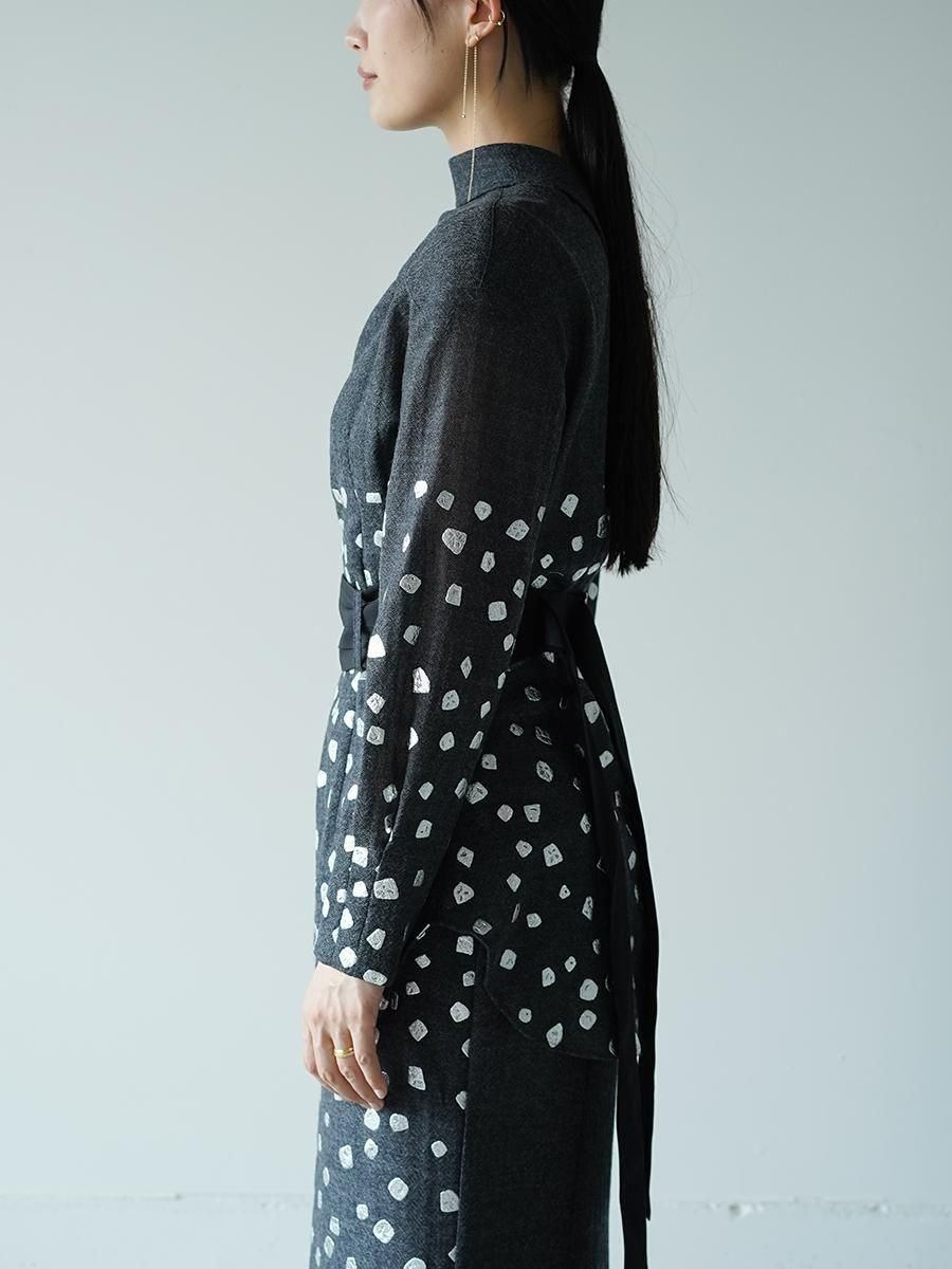 TELMA Foiled Wool Tailored Shirt