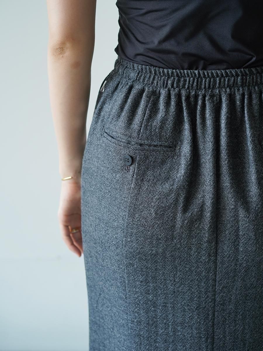 TELMA Foiled Wool Skirt
