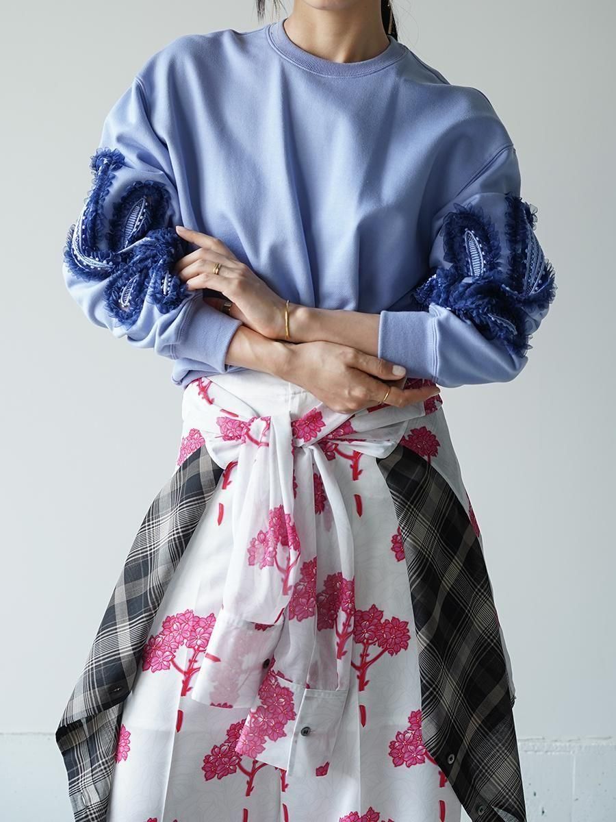 TELMA Embroidered Sweatshirt