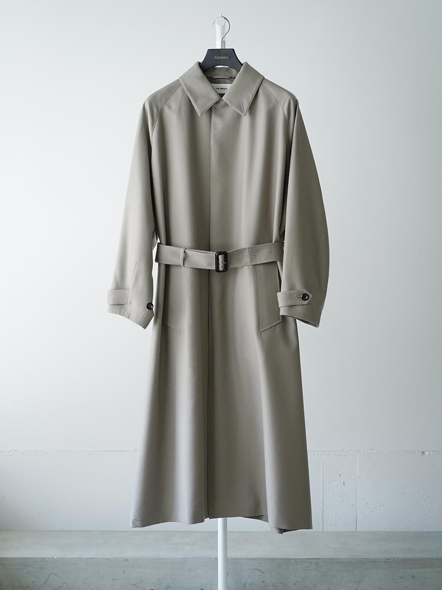 THE RERACS MILLED FLANNEL SINGLE TRENCH PONCHO