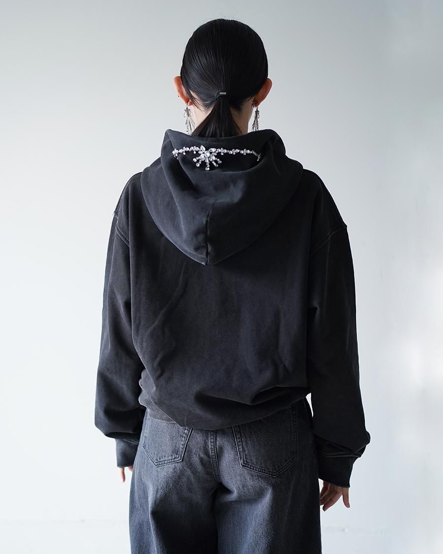 タナカダイスケ　bijou tiara hoodie Black tanaka daisuke bijou tiara hoodie - Altamira