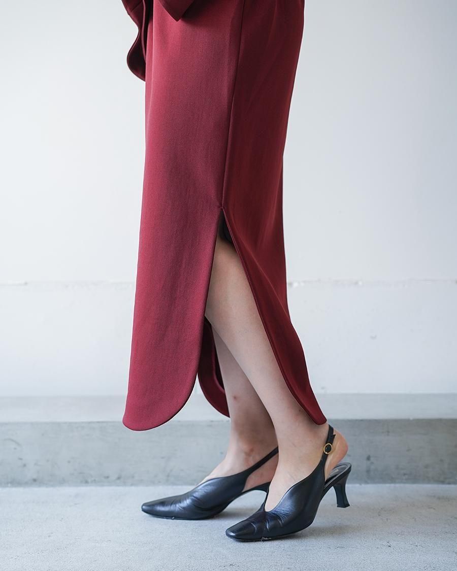 新品マメクロゴウチDouble Jersey Asymmetric Dress Double Jersey Asymmetric Dress