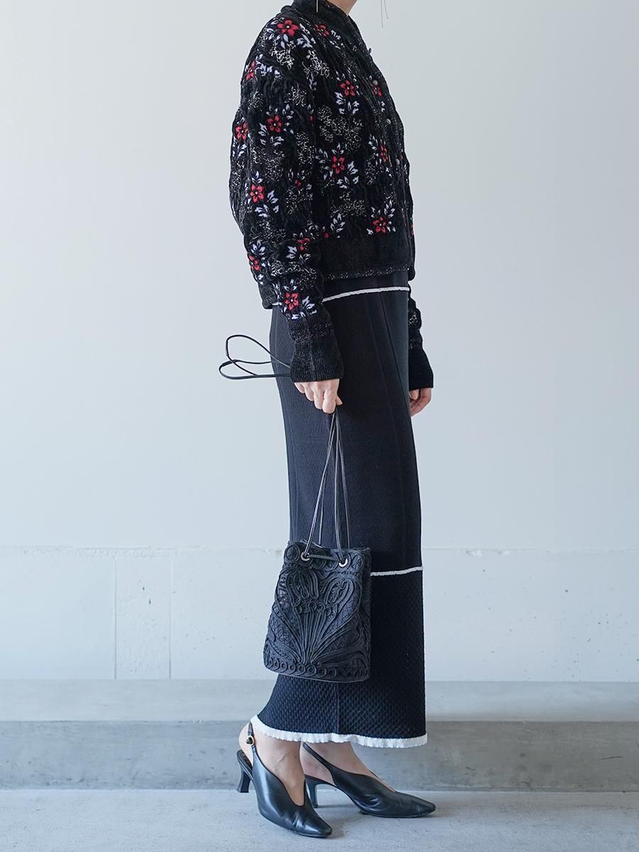 MameKurogouchi Cording Embroidery Bucket Bag
