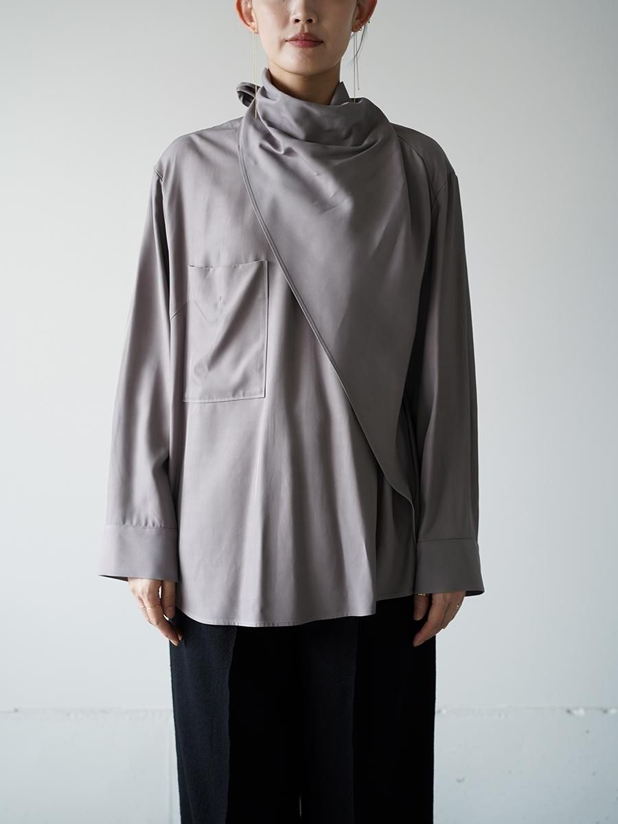 AKIRANAKA Sohvi drape neck pullover