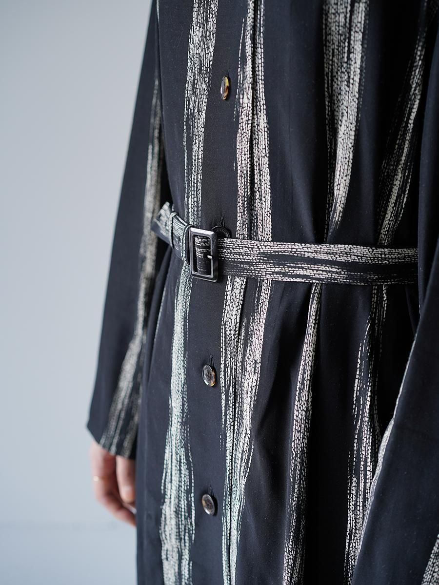 AKIRANAKA Stitch stripe dress