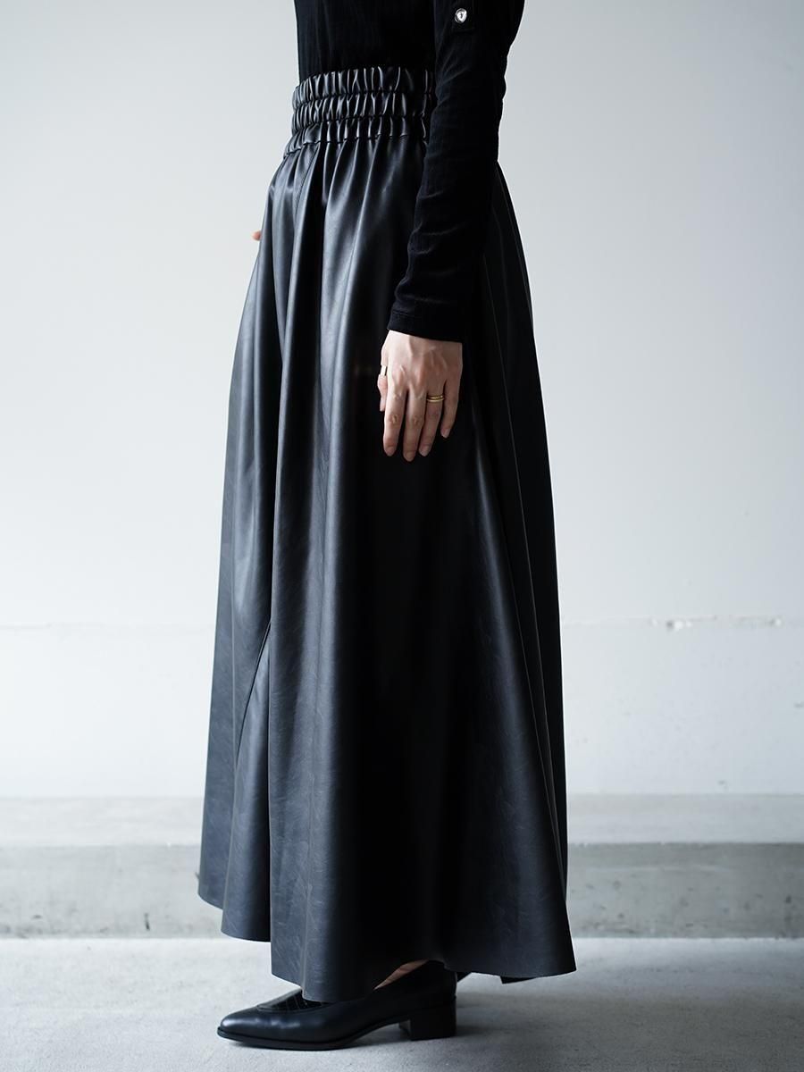 AKIRANAKA Paz gather waist skirt