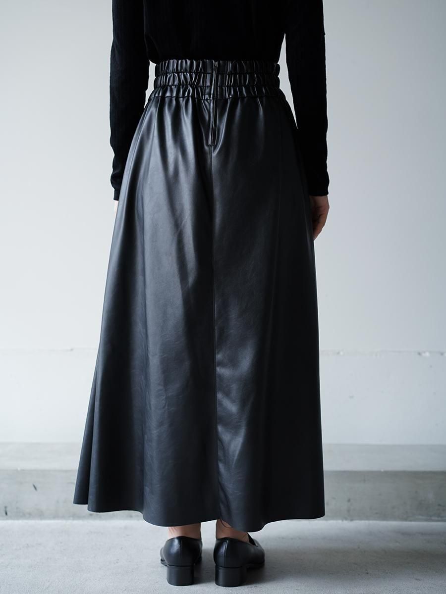 AKIRANAKA Paz gather waist skirt