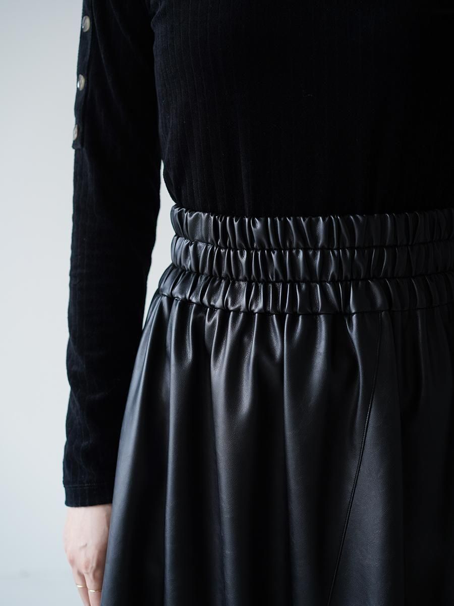 AKIRANAKA Paz gather waist skirt