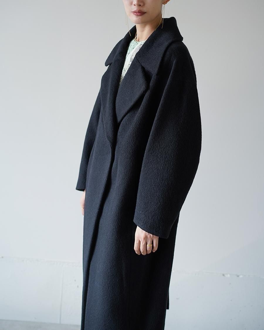 Mame Kurogouchi Wool Arupaka Long Cort