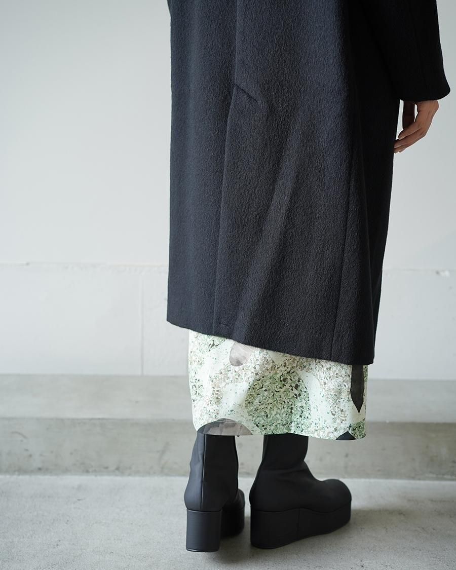 Mame Kurogouchi Wool Arupaka Long Cort