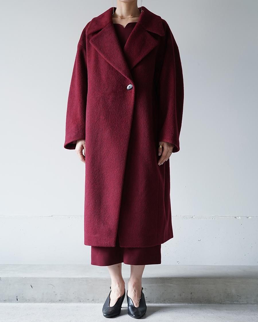 Mame Kurogouchi Wool Arupaka Long Cort