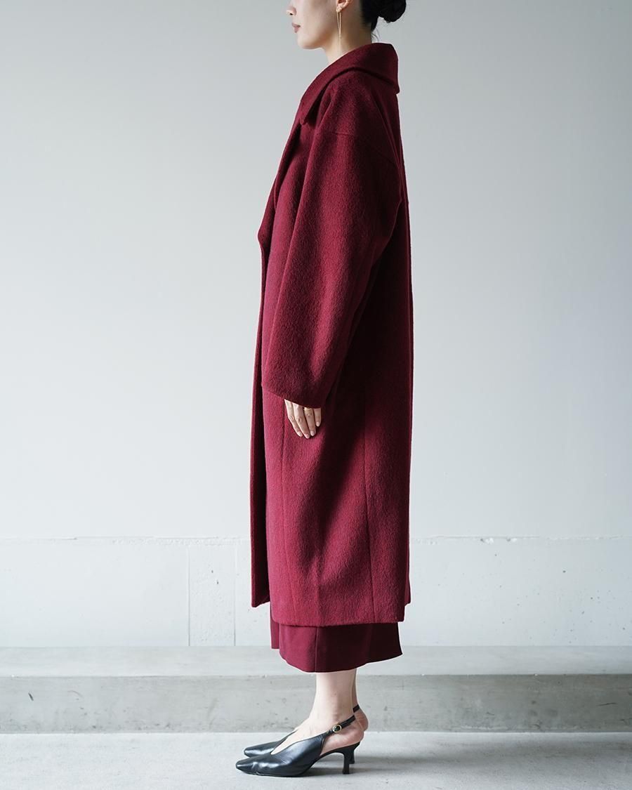 Mame Kurogouchi Wool Arupaka Long Cort