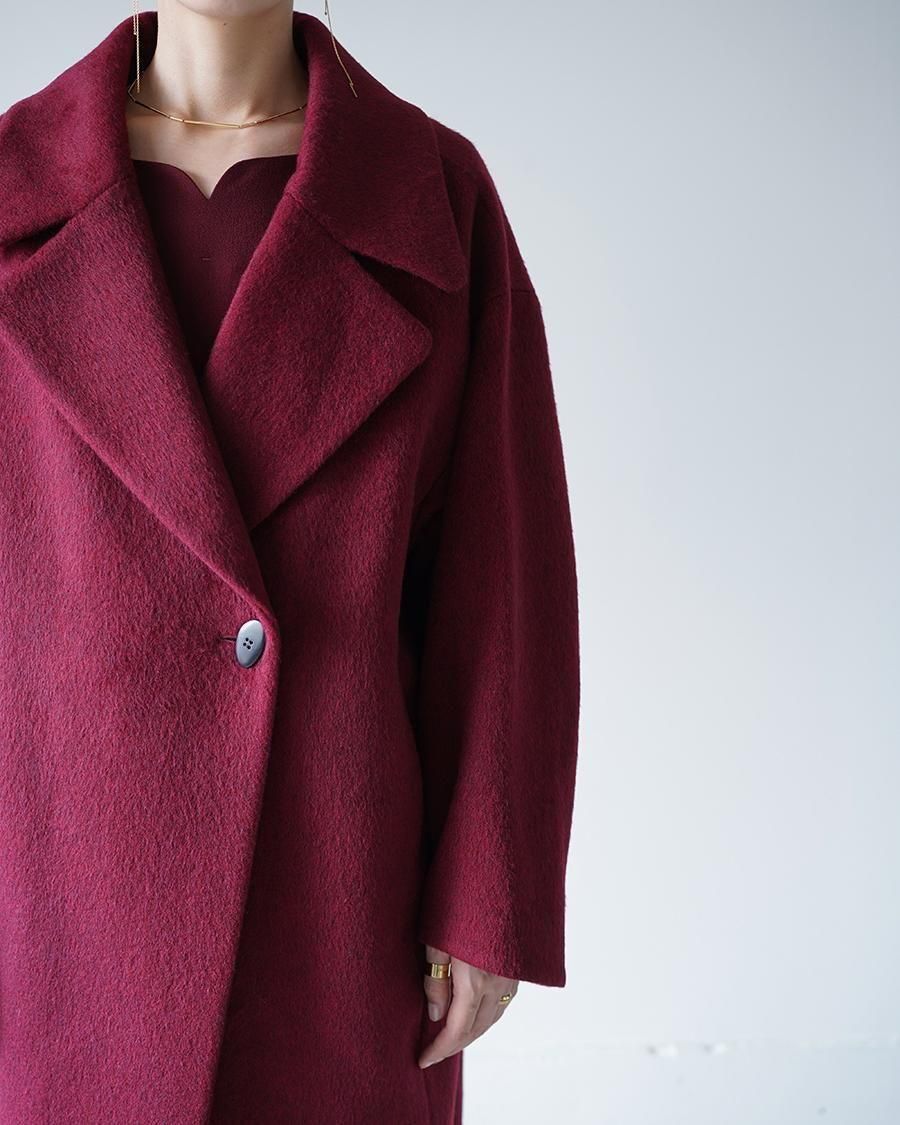 Mame Kurogouchi Wool Arupaka Long Cort