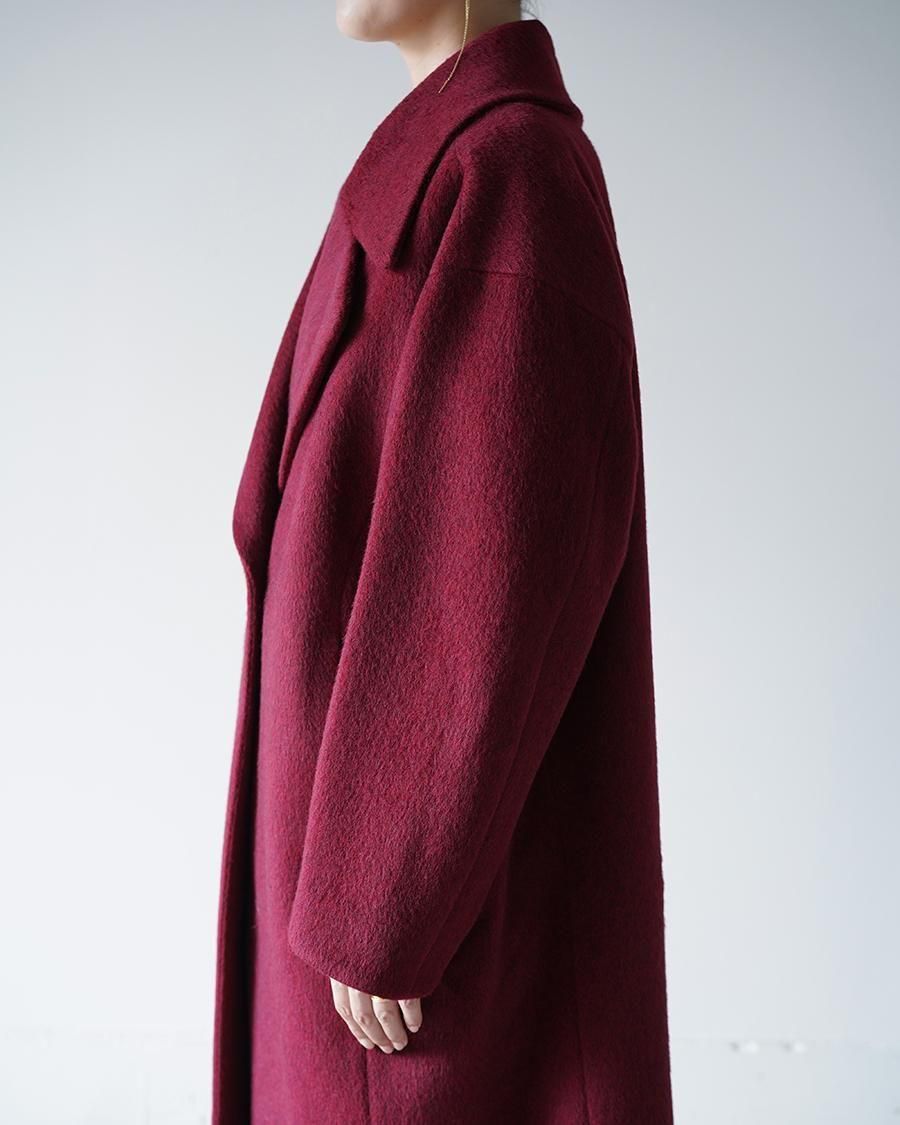 Mame Kurogouchi Wool Arupaka Long Cort