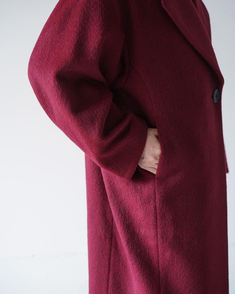 Mame Kurogouchi Wool Arupaka Long Cort