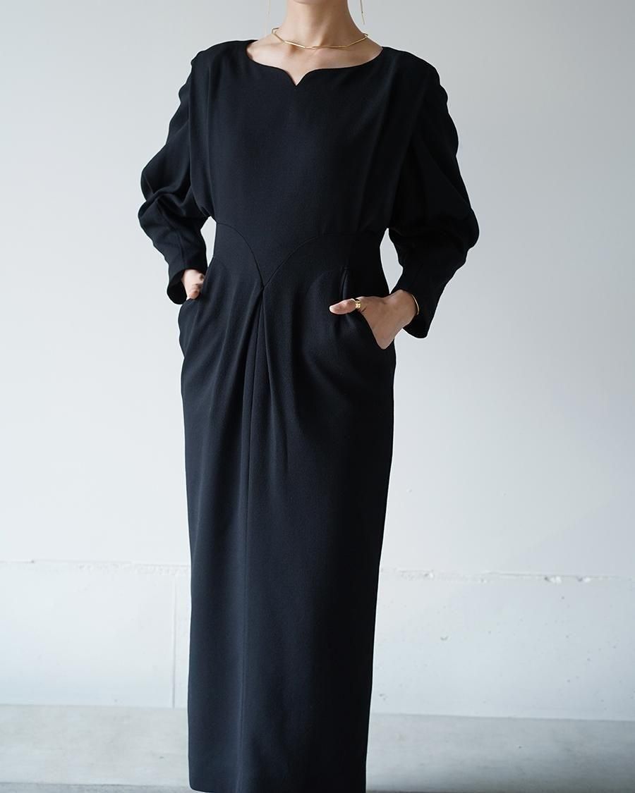 Mame Kurogouchi Wool Georgette Dress