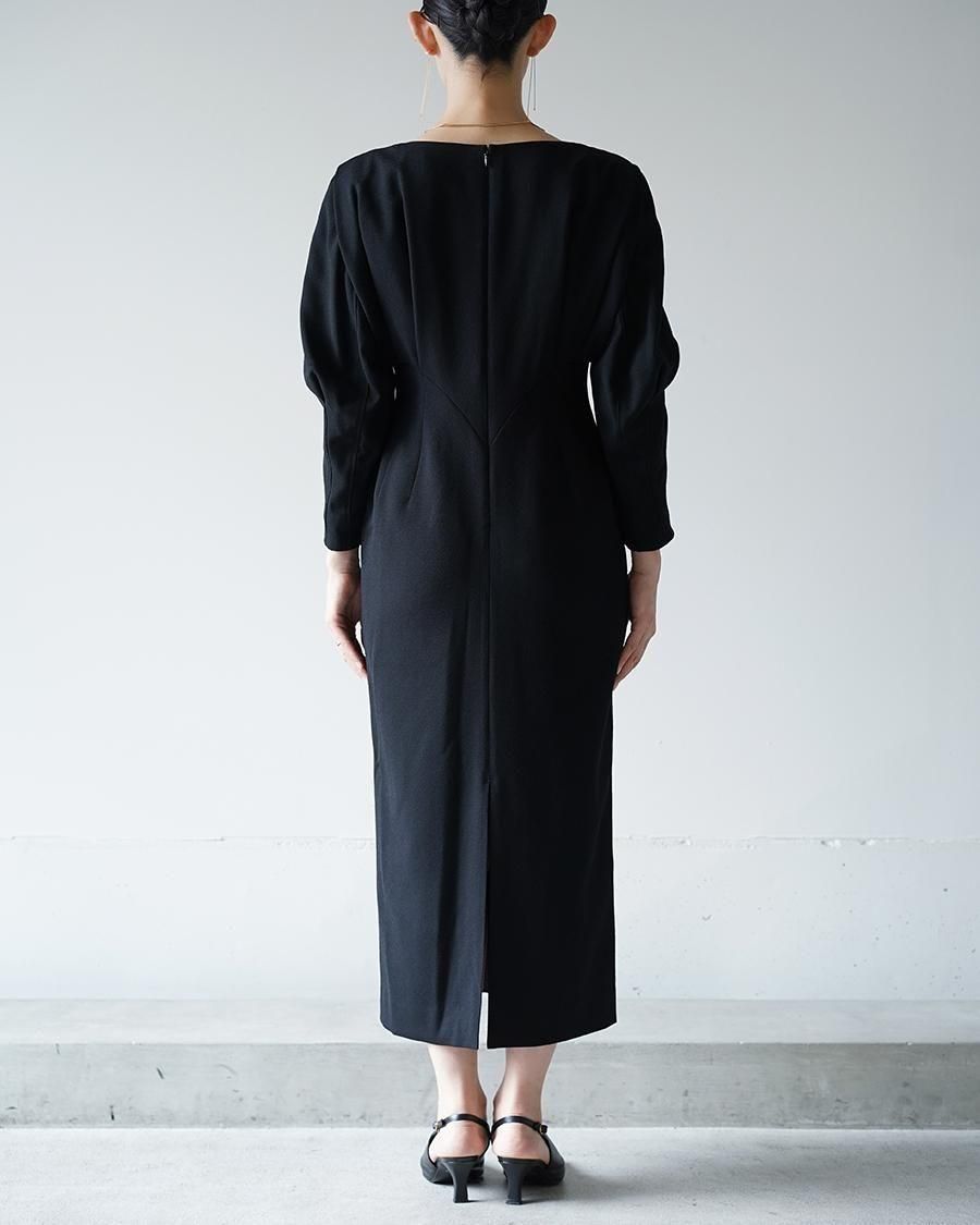Mame Kurogouchi Wool Georgette Dress