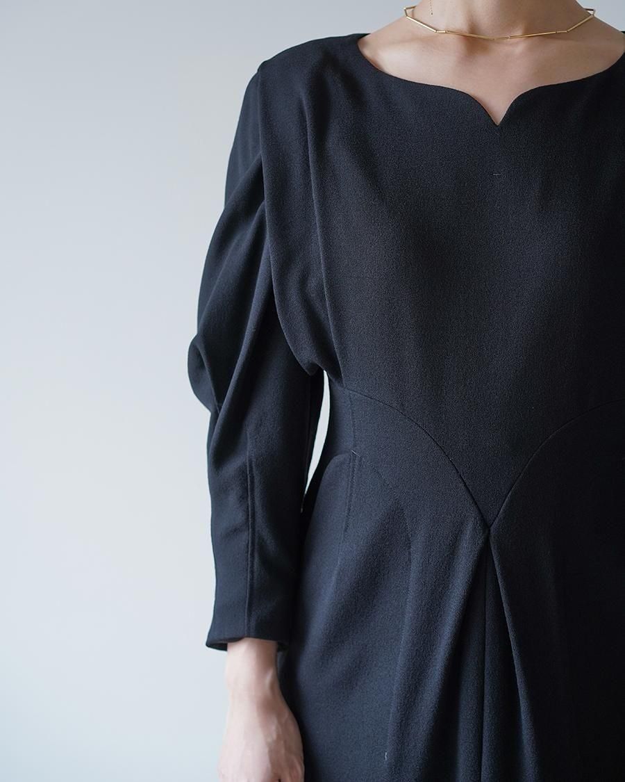 Mame Kurogouchi Wool Georgette Dress