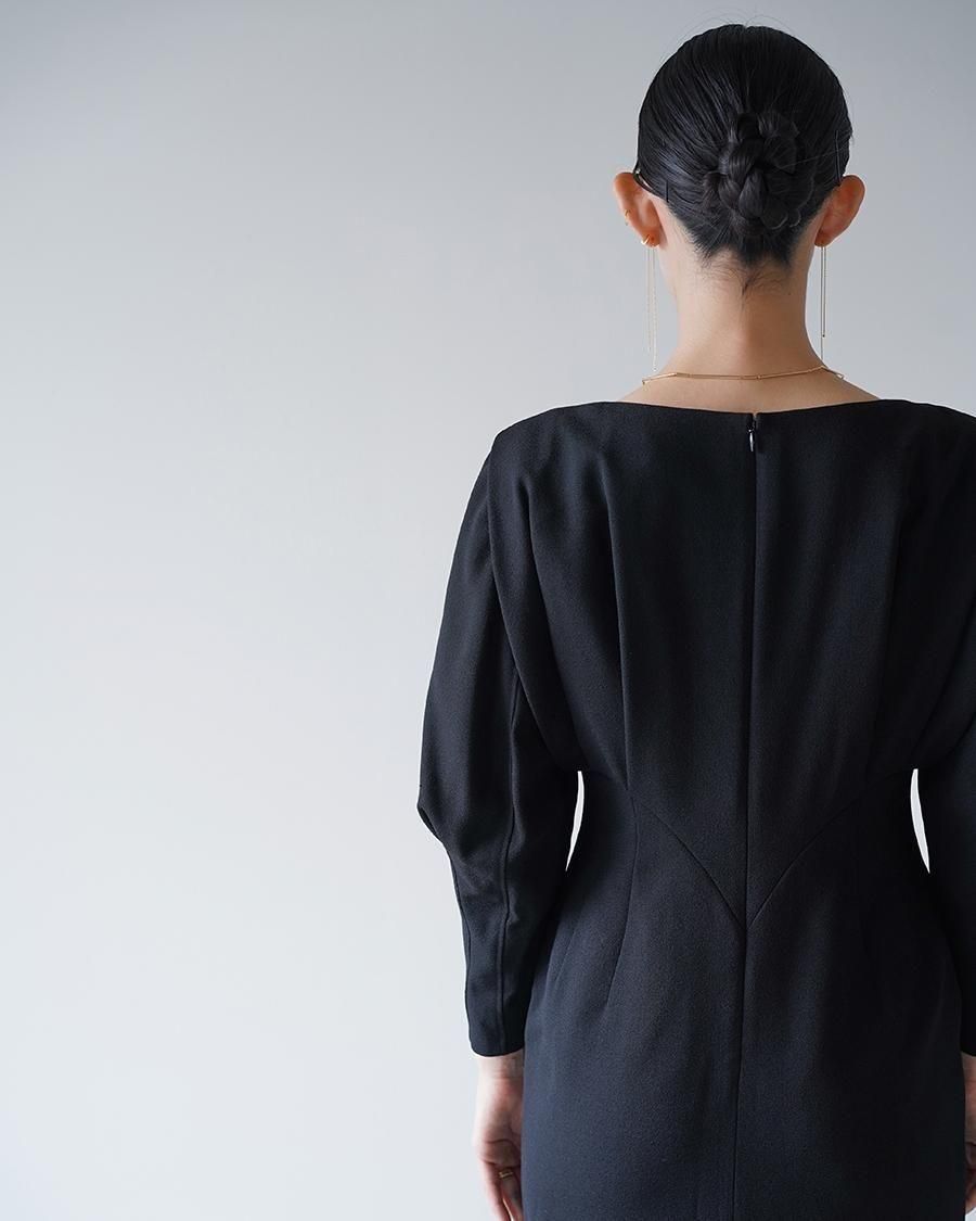 Mame Kurogouchi Wool Georgette Dress