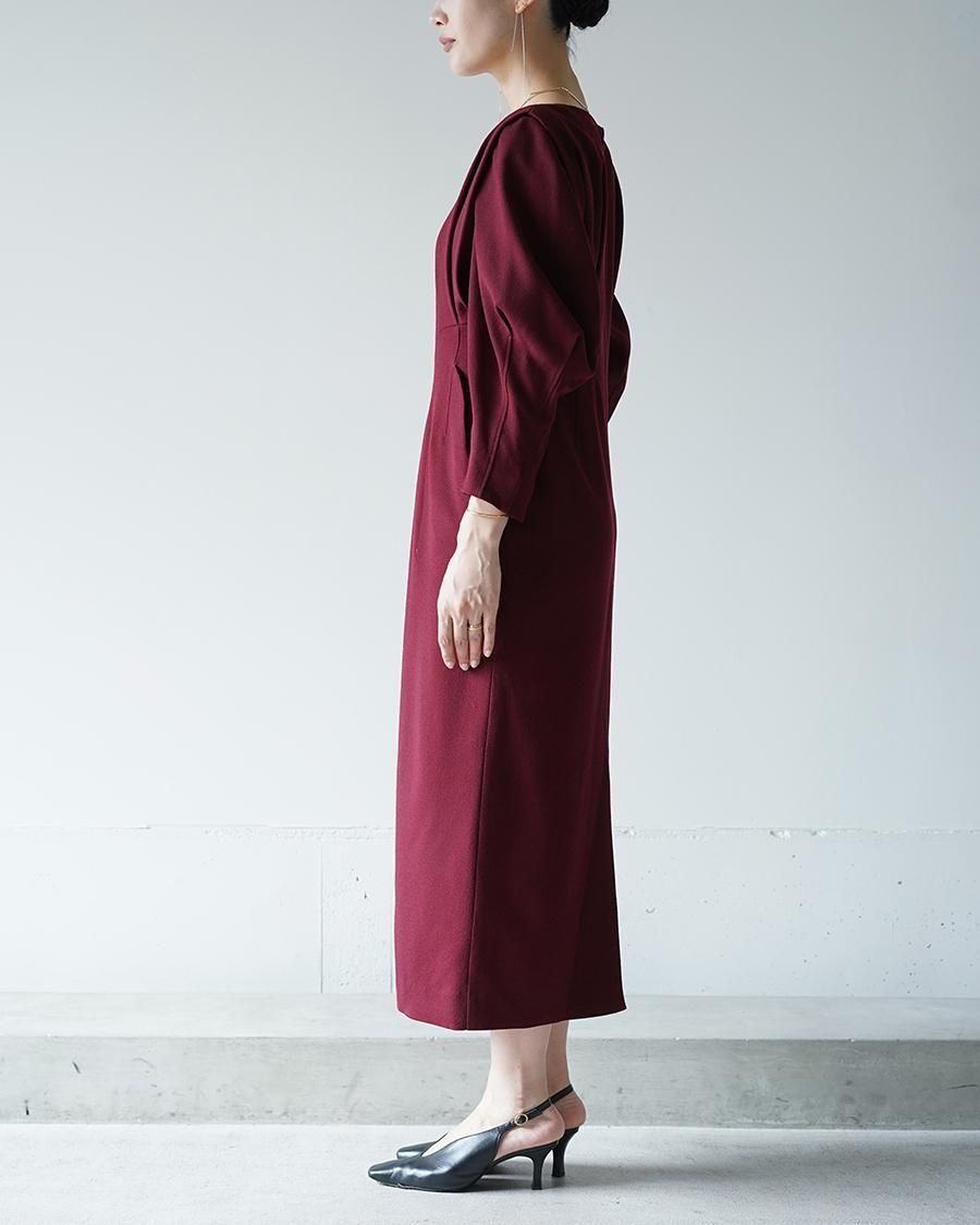 Mame Kurogouchi Wool Georgette Dress