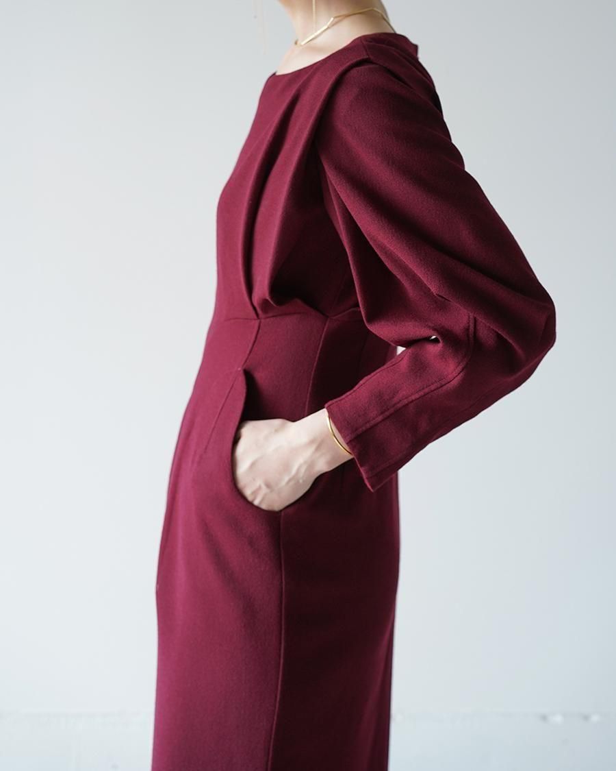 Mame Kurogouchi Wool Georgette Dress