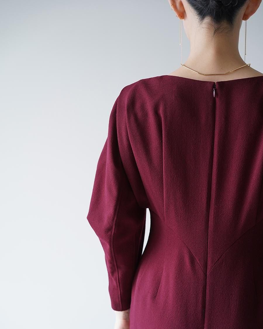 Mame Kurogouchi Wool Georgette Dress