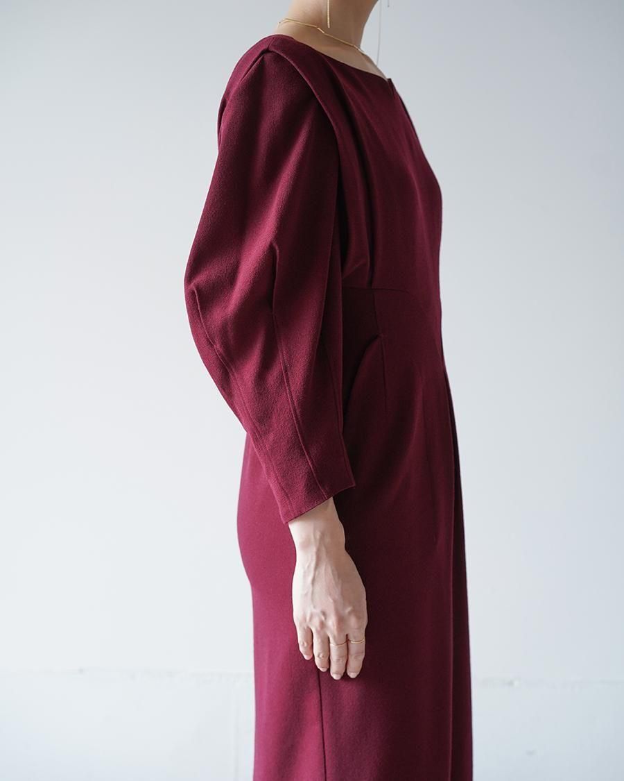 Mame Kurogouchi Wool Georgette Dress