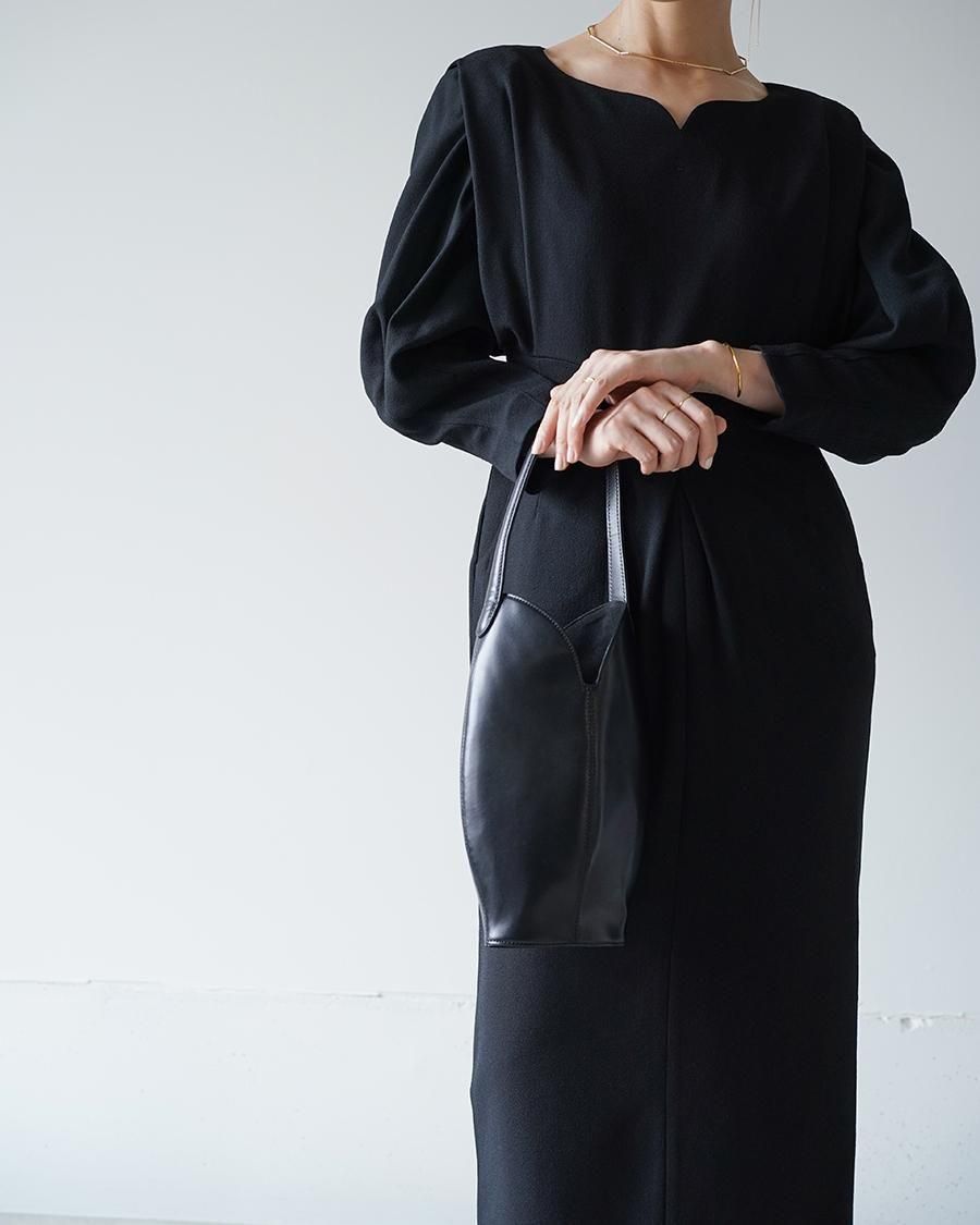 Mame Kurogouchi Sheep Leather Handbag