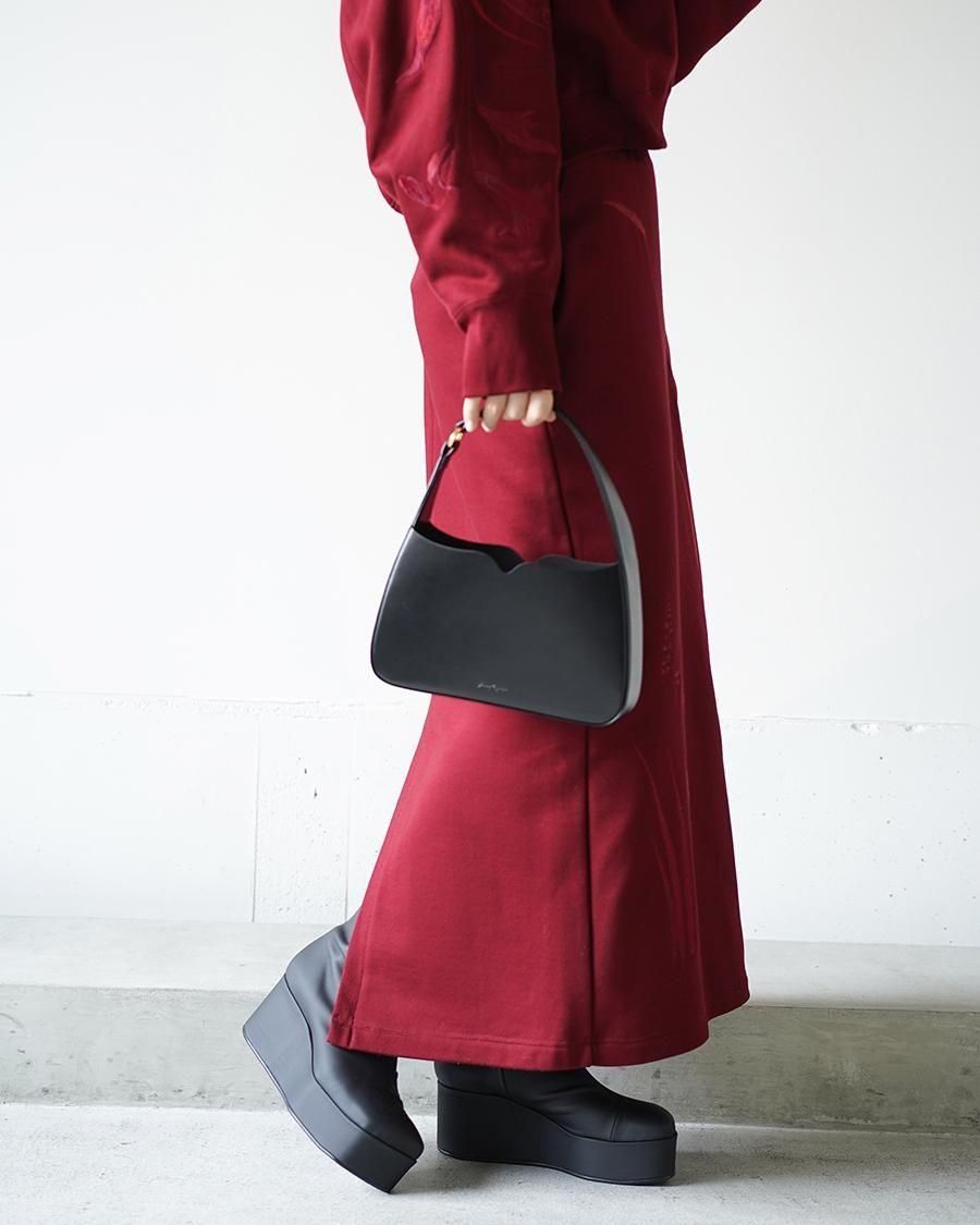 Mame Kurogouchi Cow Leather Handbag