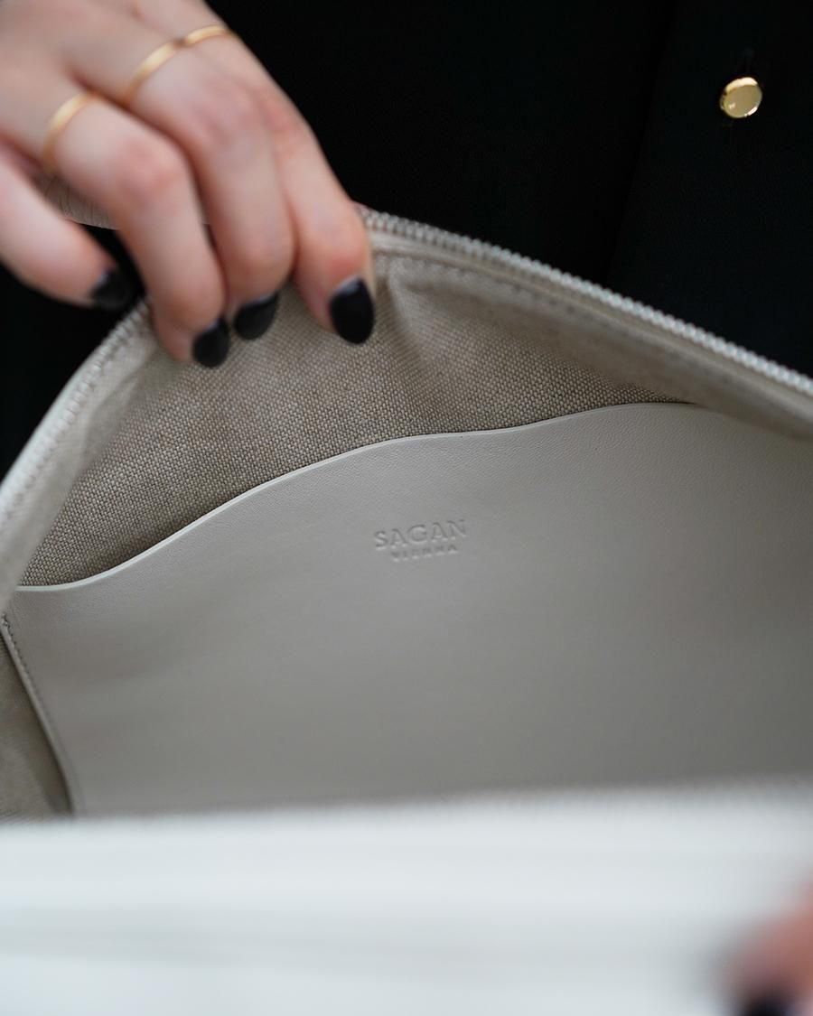 SAGAN vienna FUROSHIKI CROSSBODY BAG M LAMB