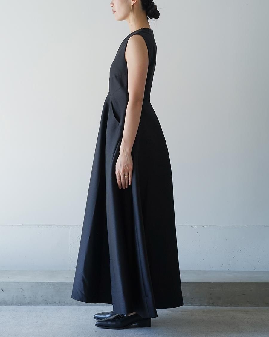 HARUNOBUMURATA MAGGIE - WOOL SILK VOLUME DRESS