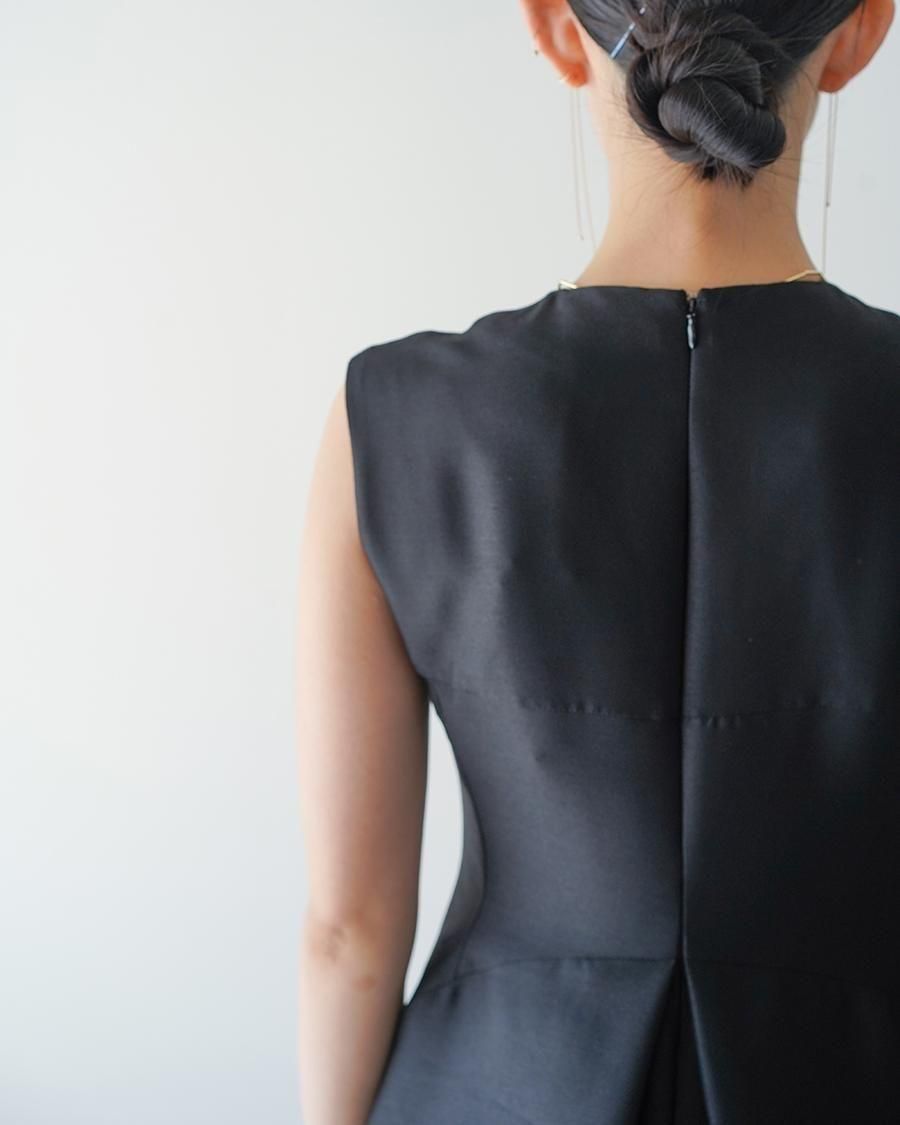 HARUNOBUMURATA MAGGIE - WOOL SILK VOLUME DRESS