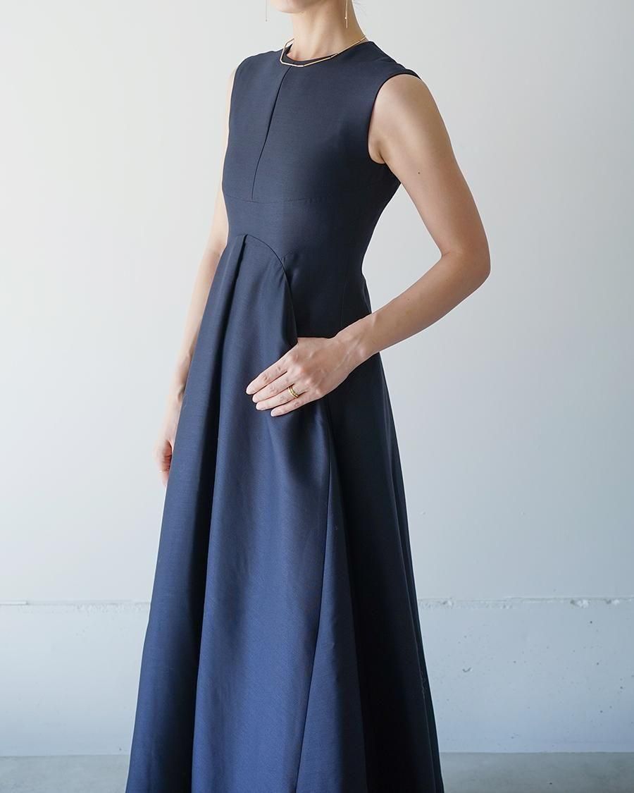 HARUNOBUMURATA MAGGIE - WOOL SILK VOLUME DRESS